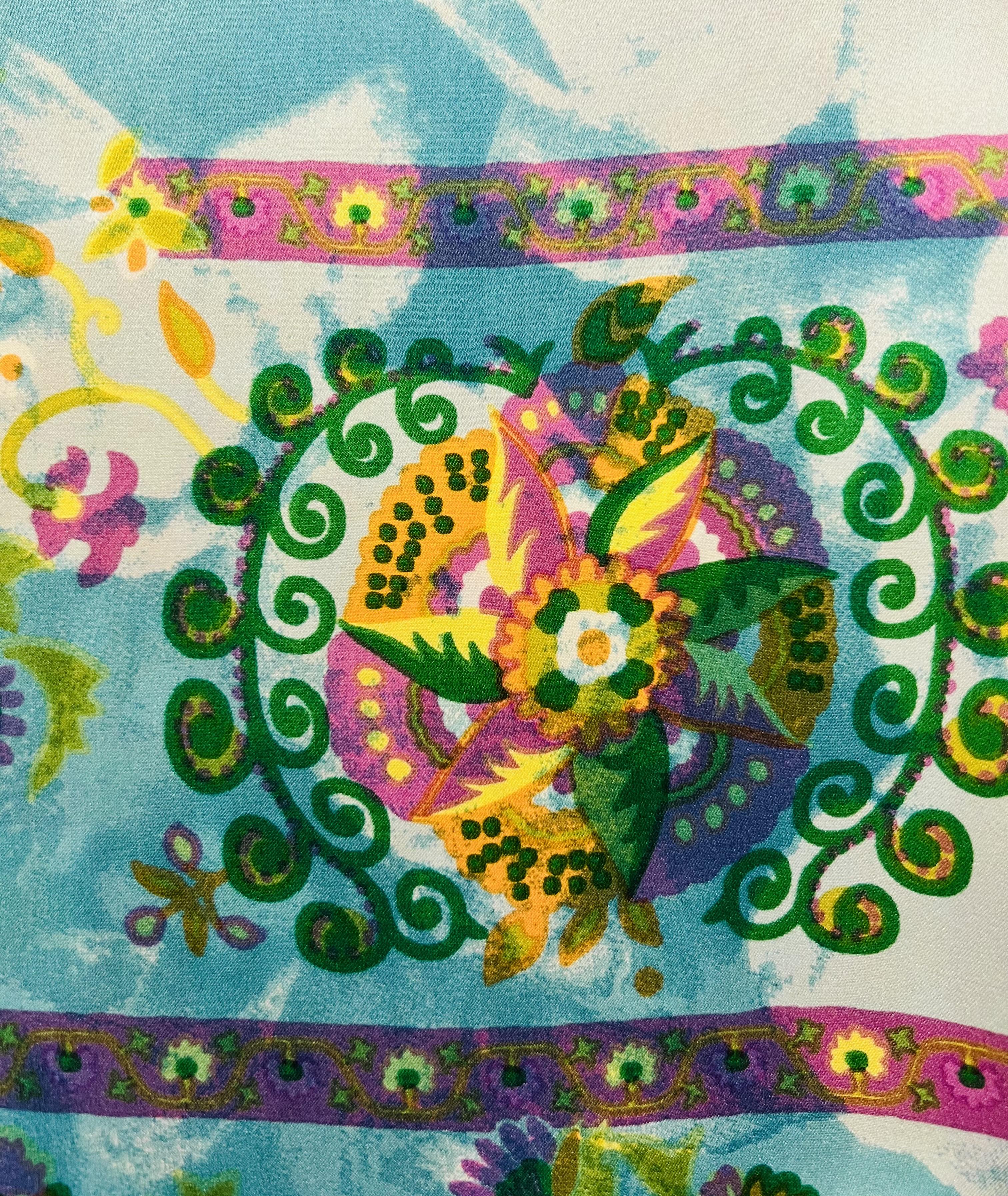 Printed Silk Charmeuse 