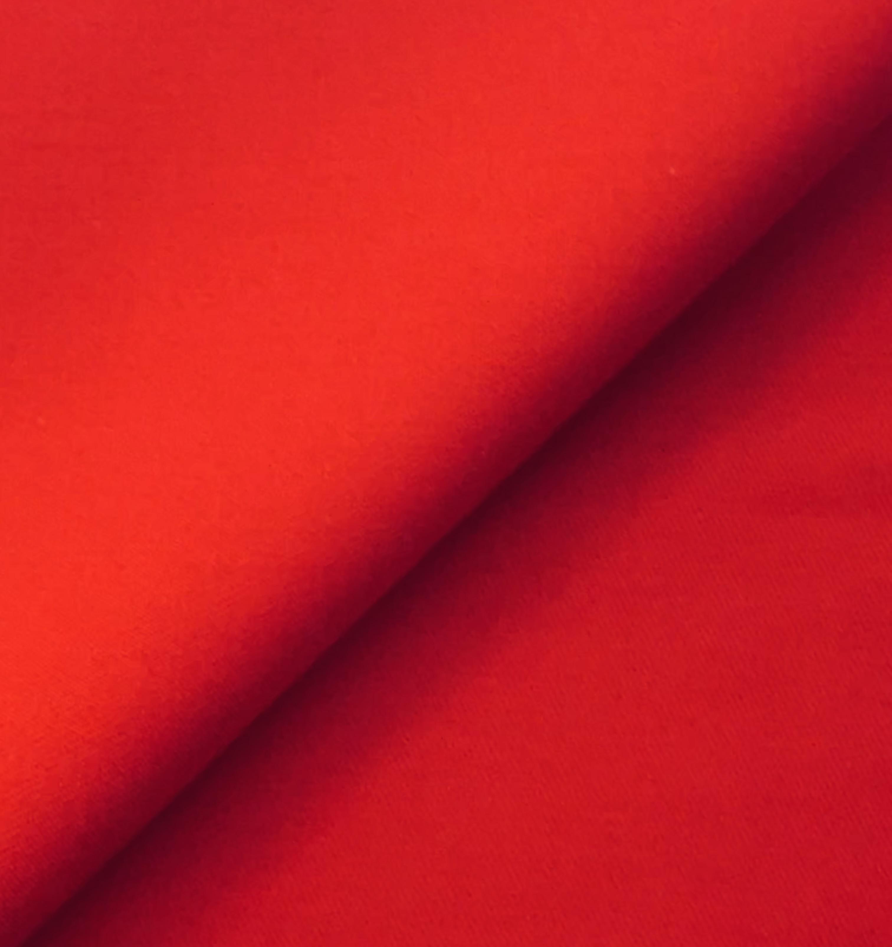 Heavy Silk and Wool in Red