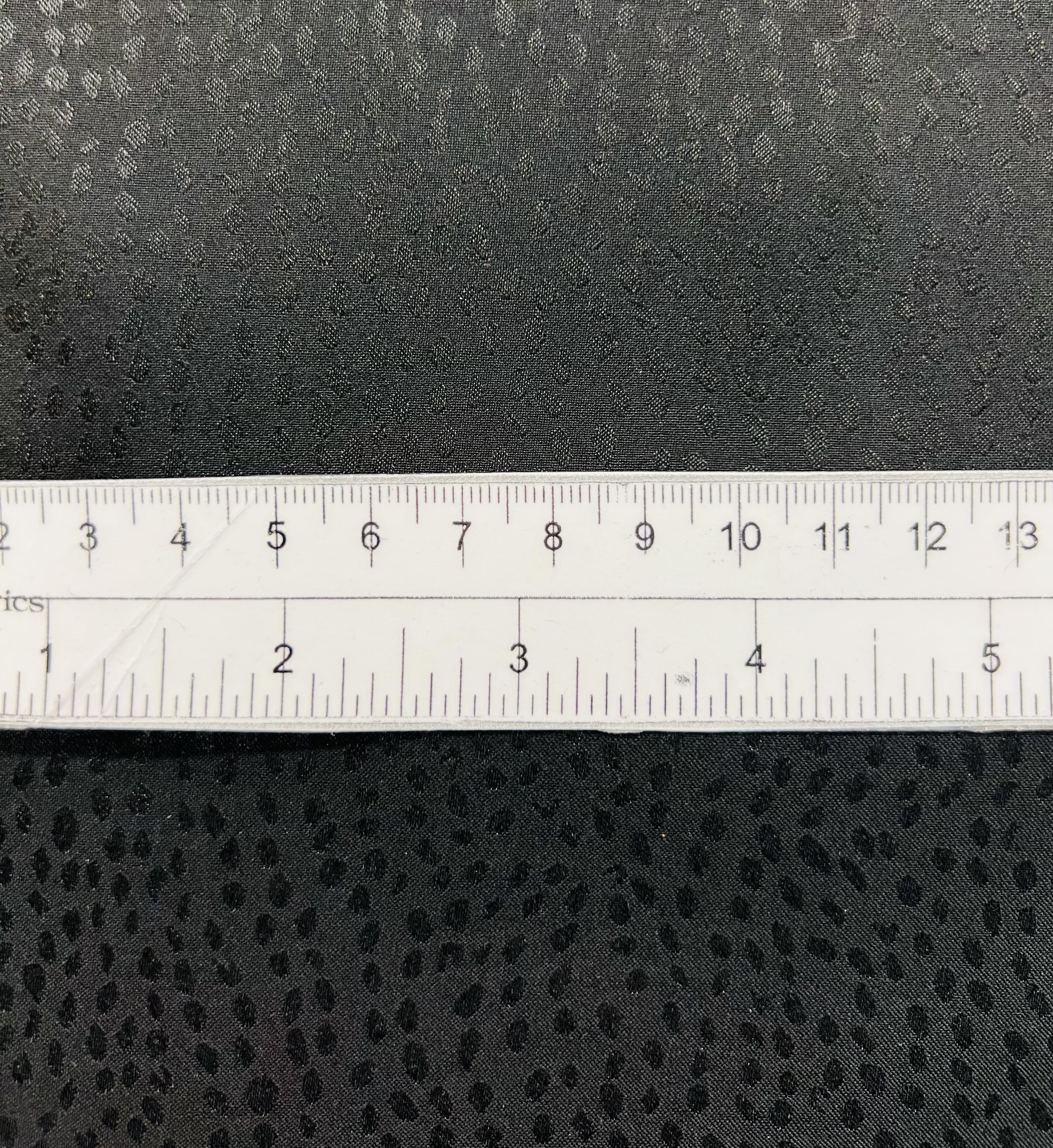 Stretch Jacquard in Black