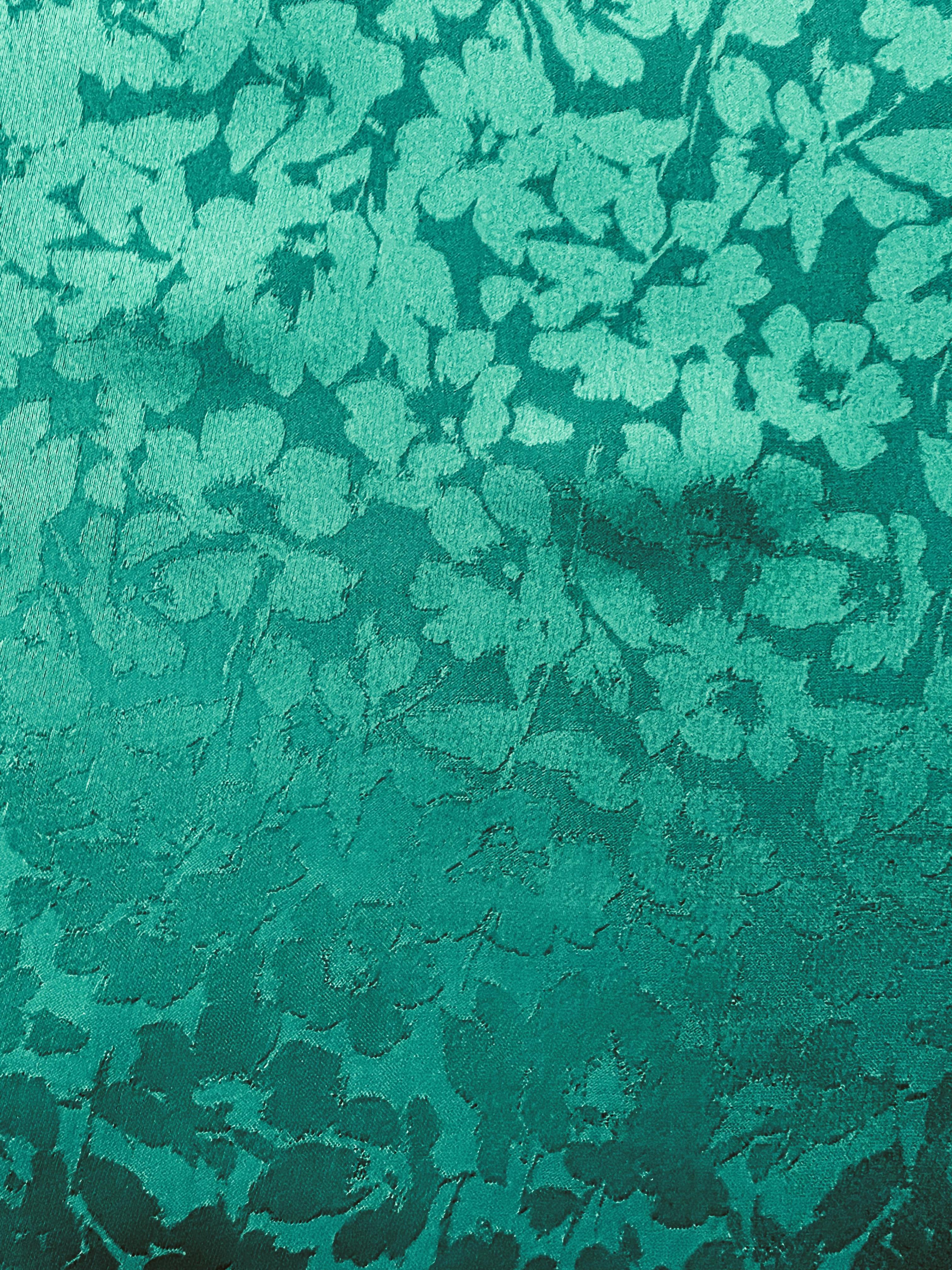 OEKO Polyester Jacquard in Green