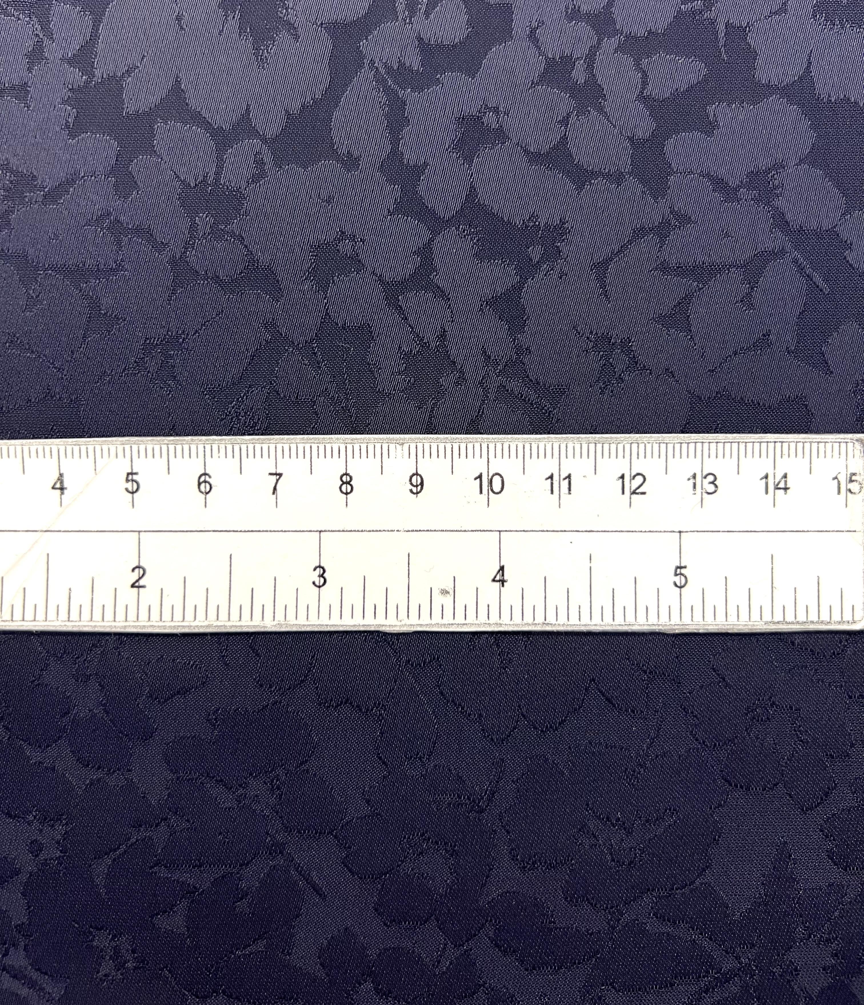 OEKO Polyester Jacquard in Navy