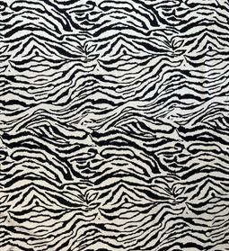 Printed Silk Charmeuse in Zebra