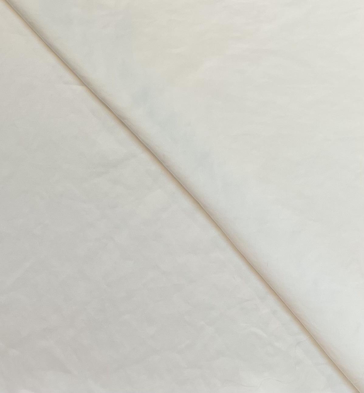 Viscose Stretch Charmeuse in Off White