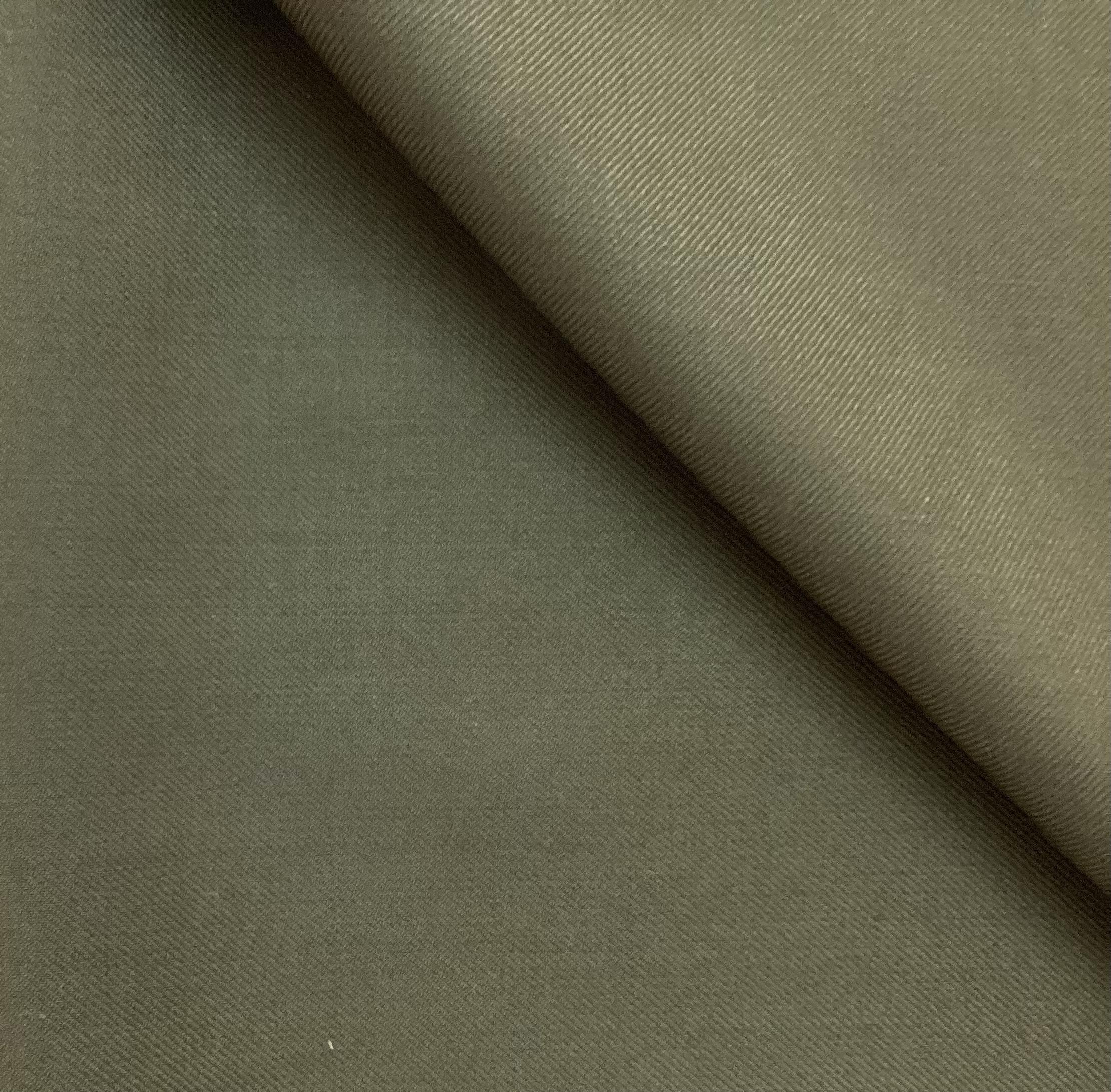 Made in Italy 50% Wool 50% Polyester Super 120's in Army Green