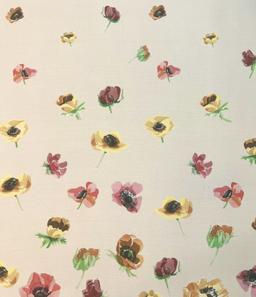 Printed Silk Satin Chiffon with Floral Degradé