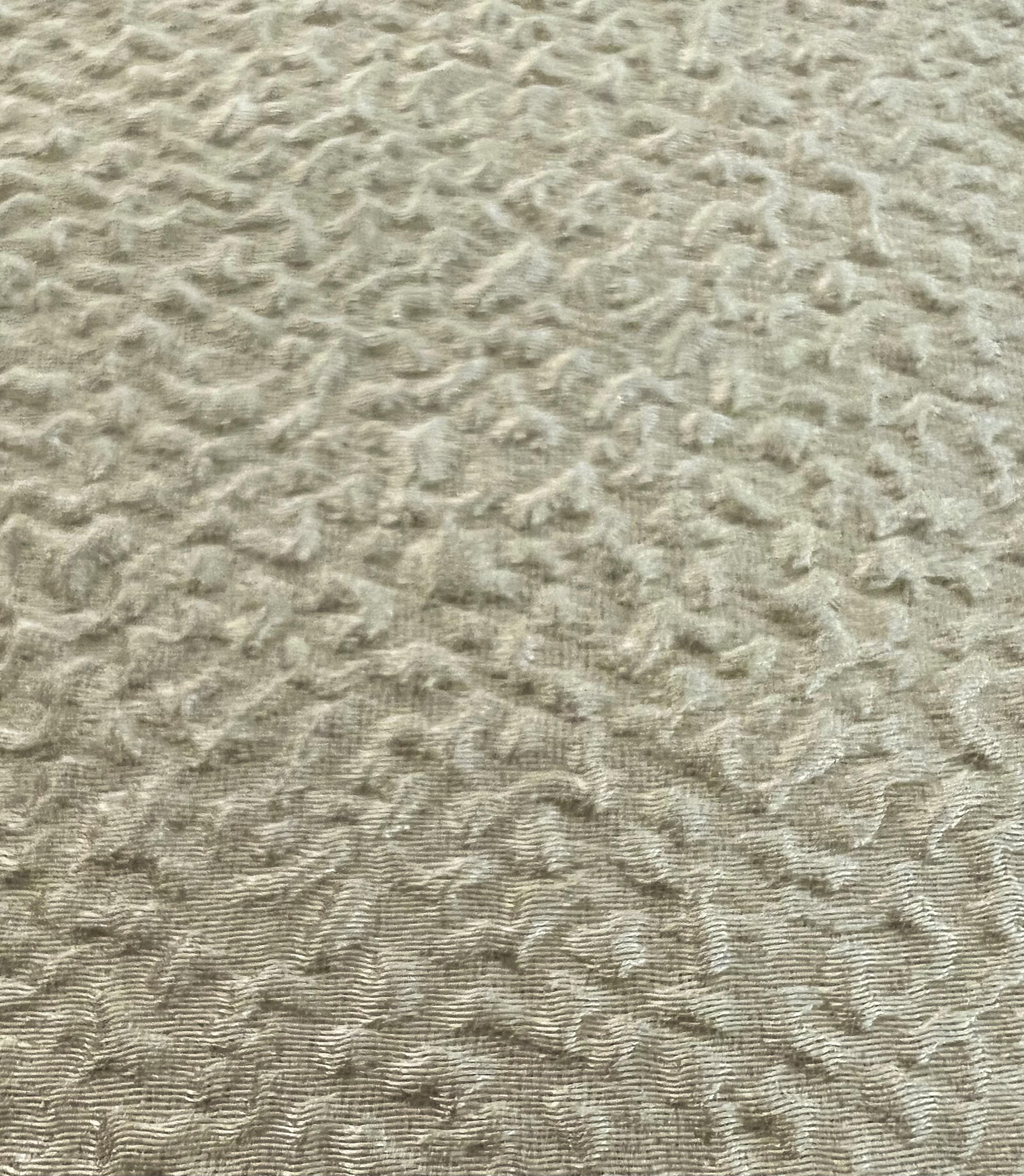 Silk Blend Organza Cloqué In Ivory