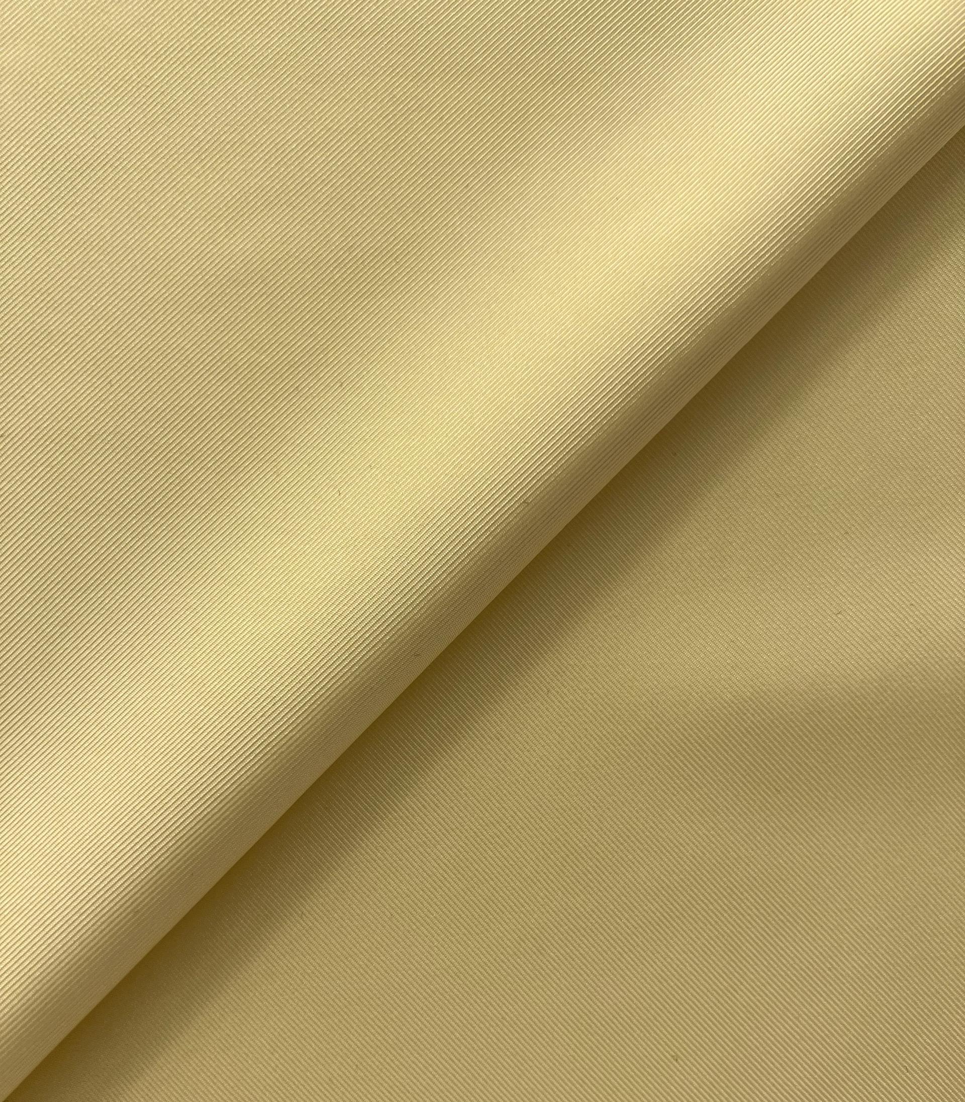 Silk Twill in Butter Yellow