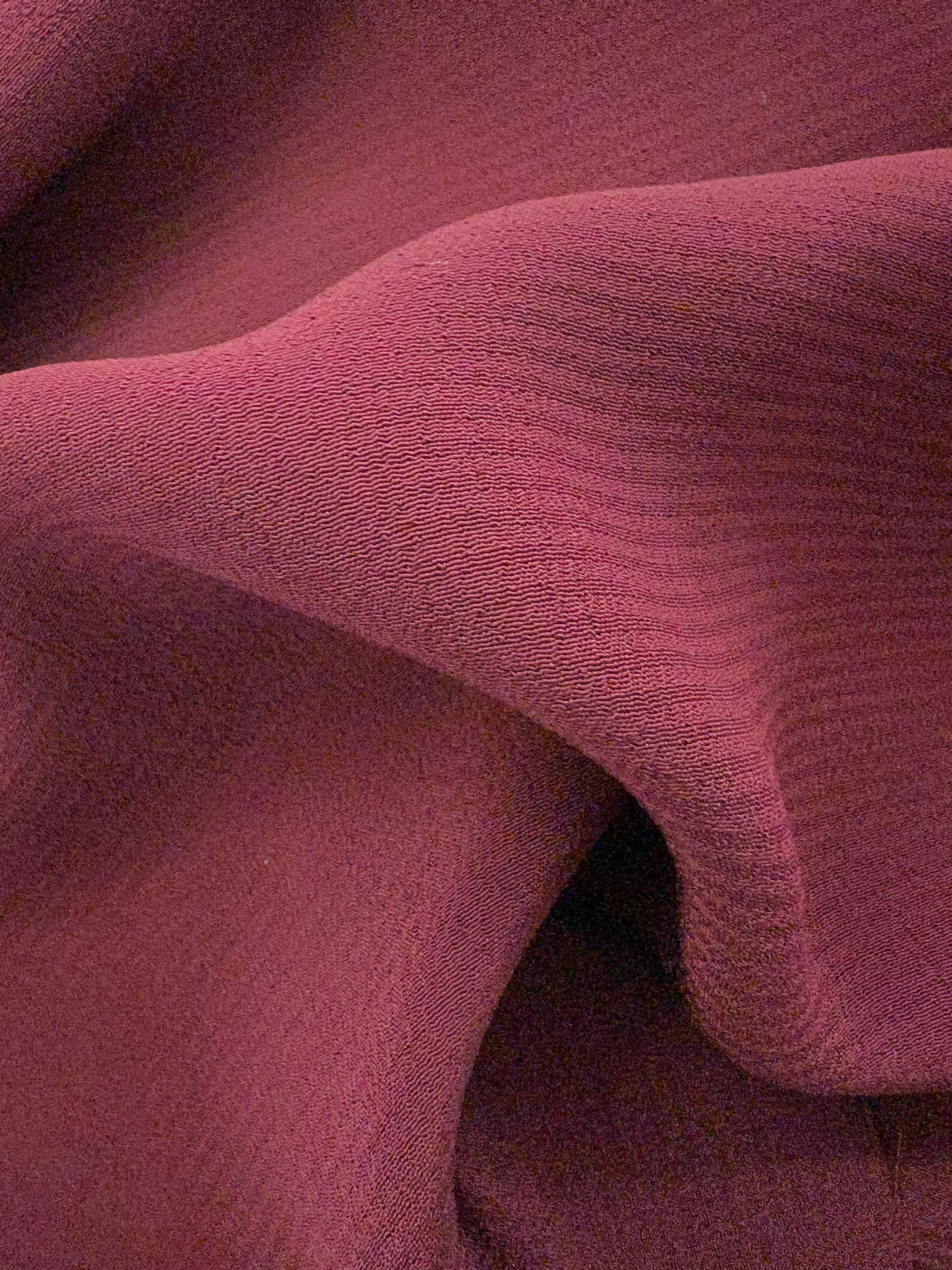 Viscose Hammer Satin in Wine
