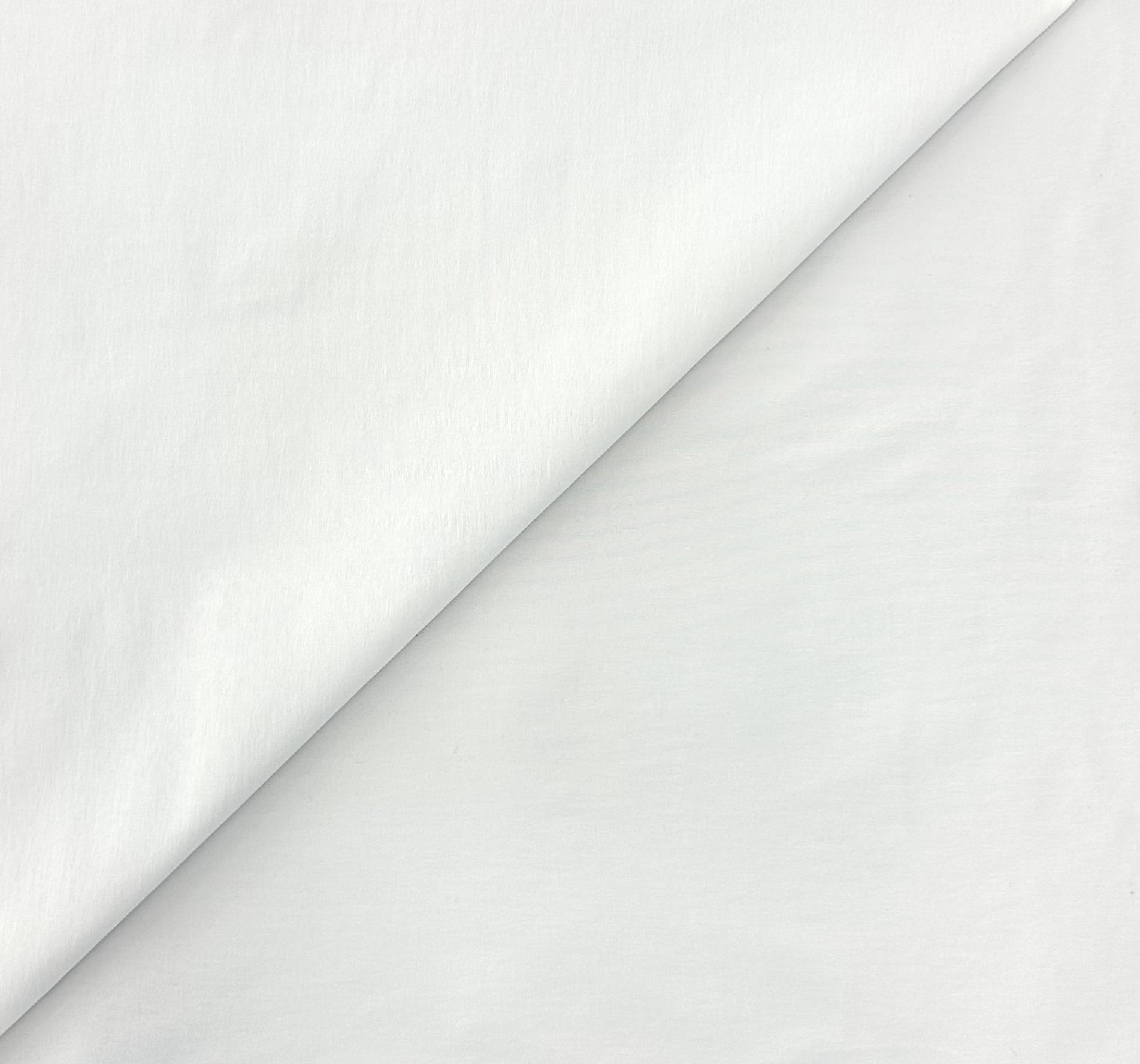 Stretch Nylon Taslan in PFP White