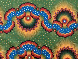 Silk & Wool in Matt Jewel Tones Printed 