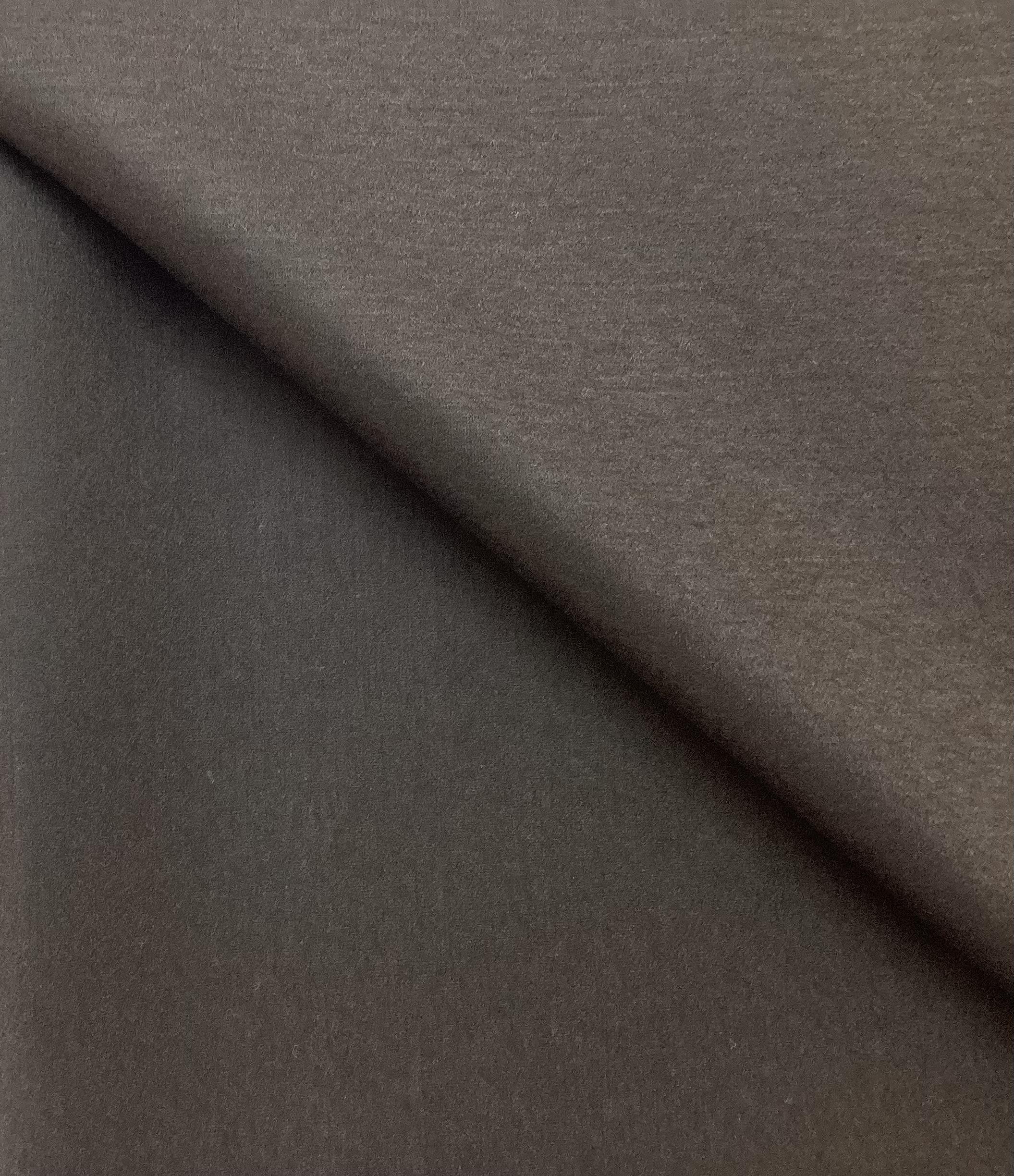 Italian Wool Nylon Lycra Blend Double Knit in Espresso 