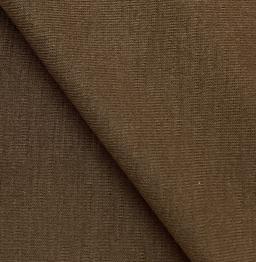 30% Wool 70% Acrylic Tubular Rib Knit In Chocolate 