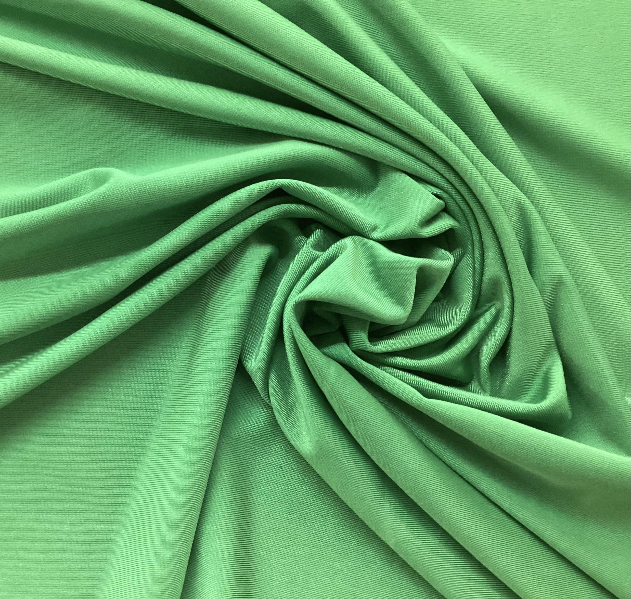 Poly Lycra Jersey In Kelly Green