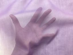 Silk & Cotton Voile In Lavender 