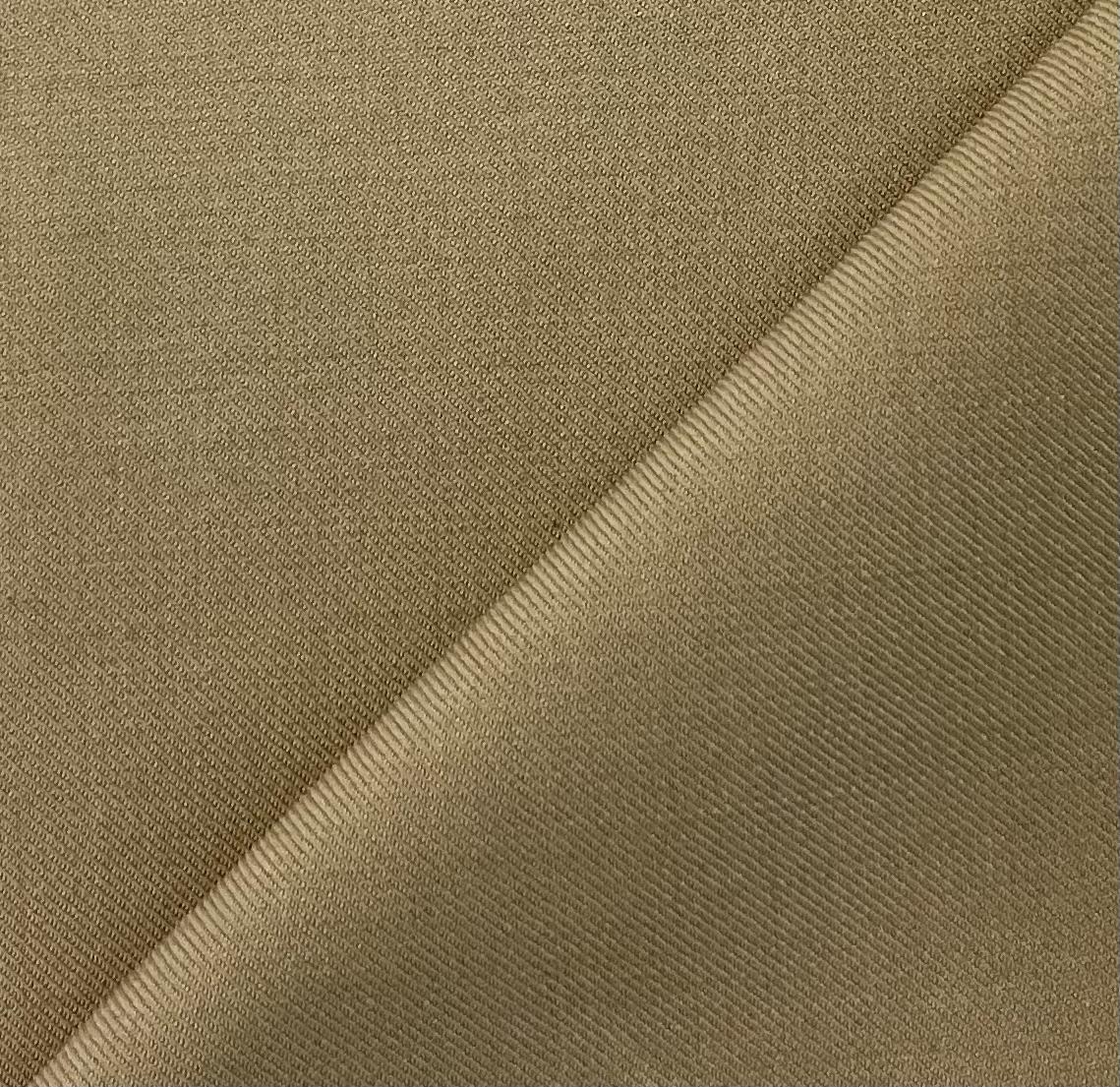 Wool and Poly Suiting in Khaki 55% Polyester 45% Wool