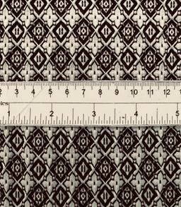 Stretch Rayon Brocade in Black & White