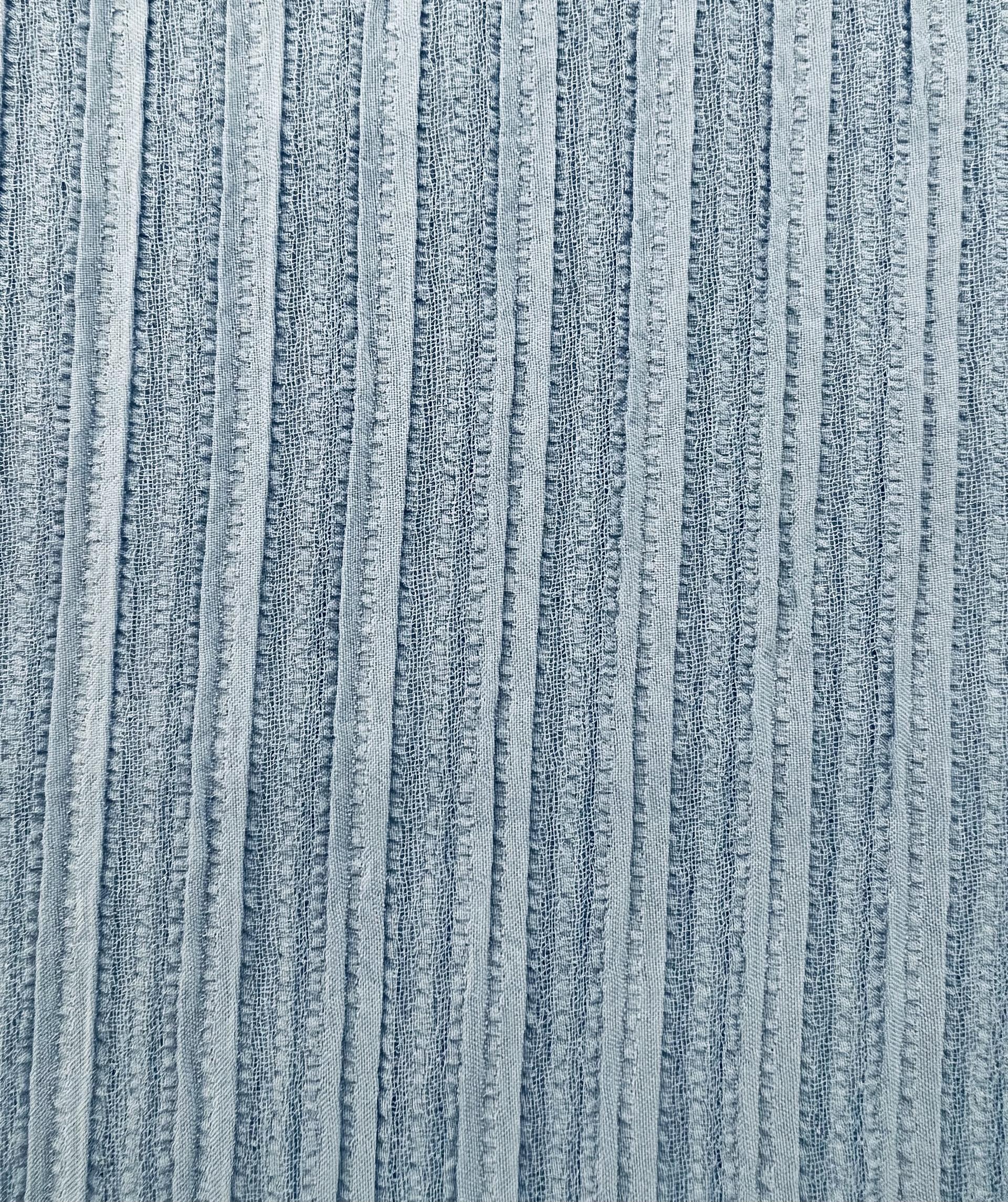 Silk & Rayon Matlassé in Soft Blue