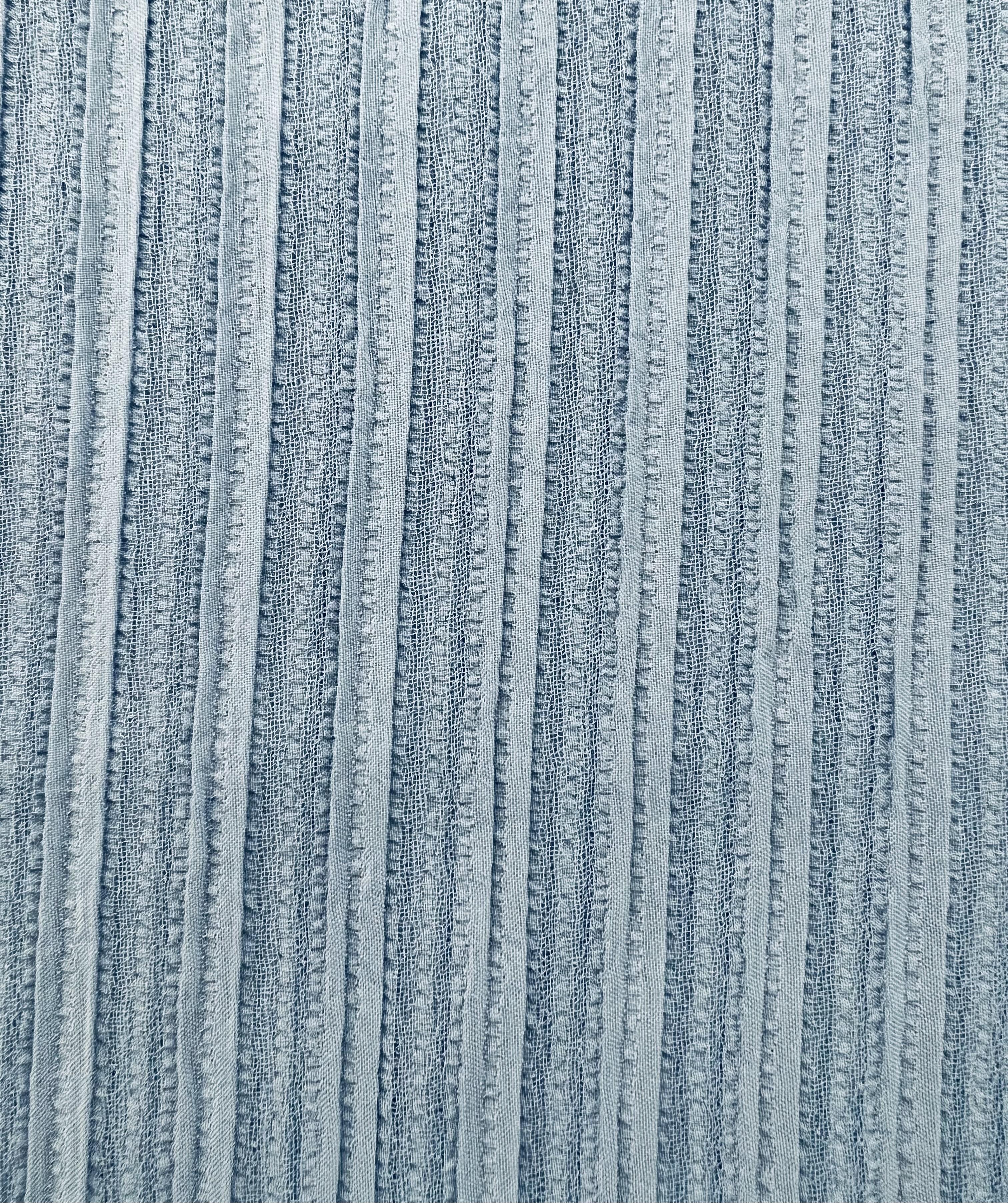 Silk & Rayon Matlassé in Soft Blue