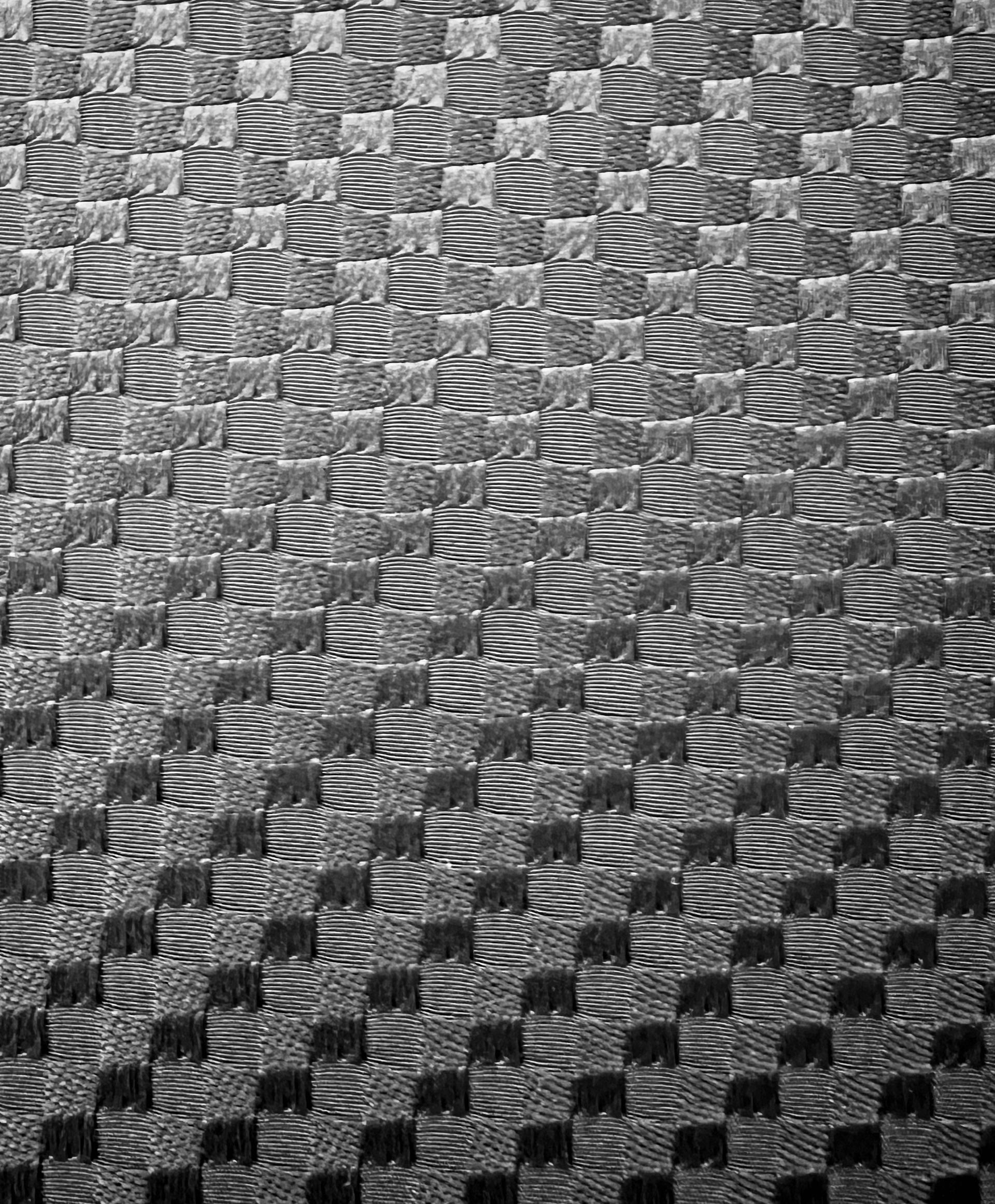 Tone on Tone Geometric Basketweave Brocade in Black