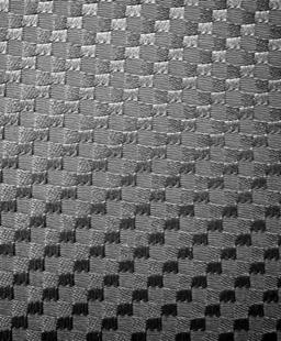 Tone on Tone Geometric Basketweave Brocade in Black