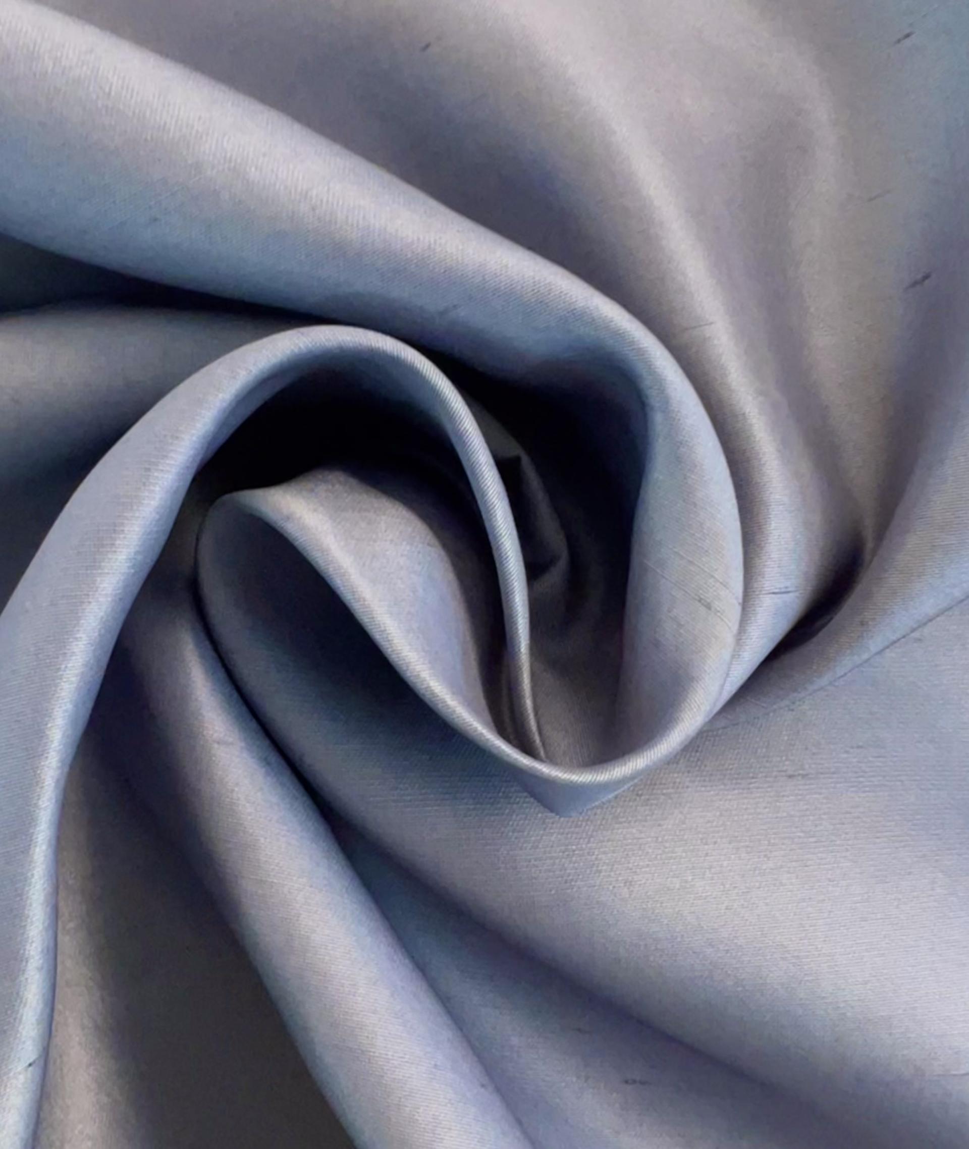 Silk Shantung in Grey