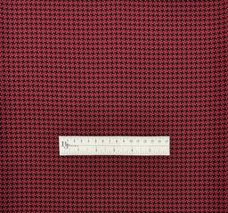 Austrian Patterned Poly Wool Blend in Burgundy