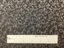 Made in Italy 55% Polyester 45% Wool Jacquard In Dark Navy & Dark Grey 