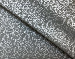 Made in Italy 55% Polyester 45% Wool Jacquard In Dark Navy & Dark Grey 