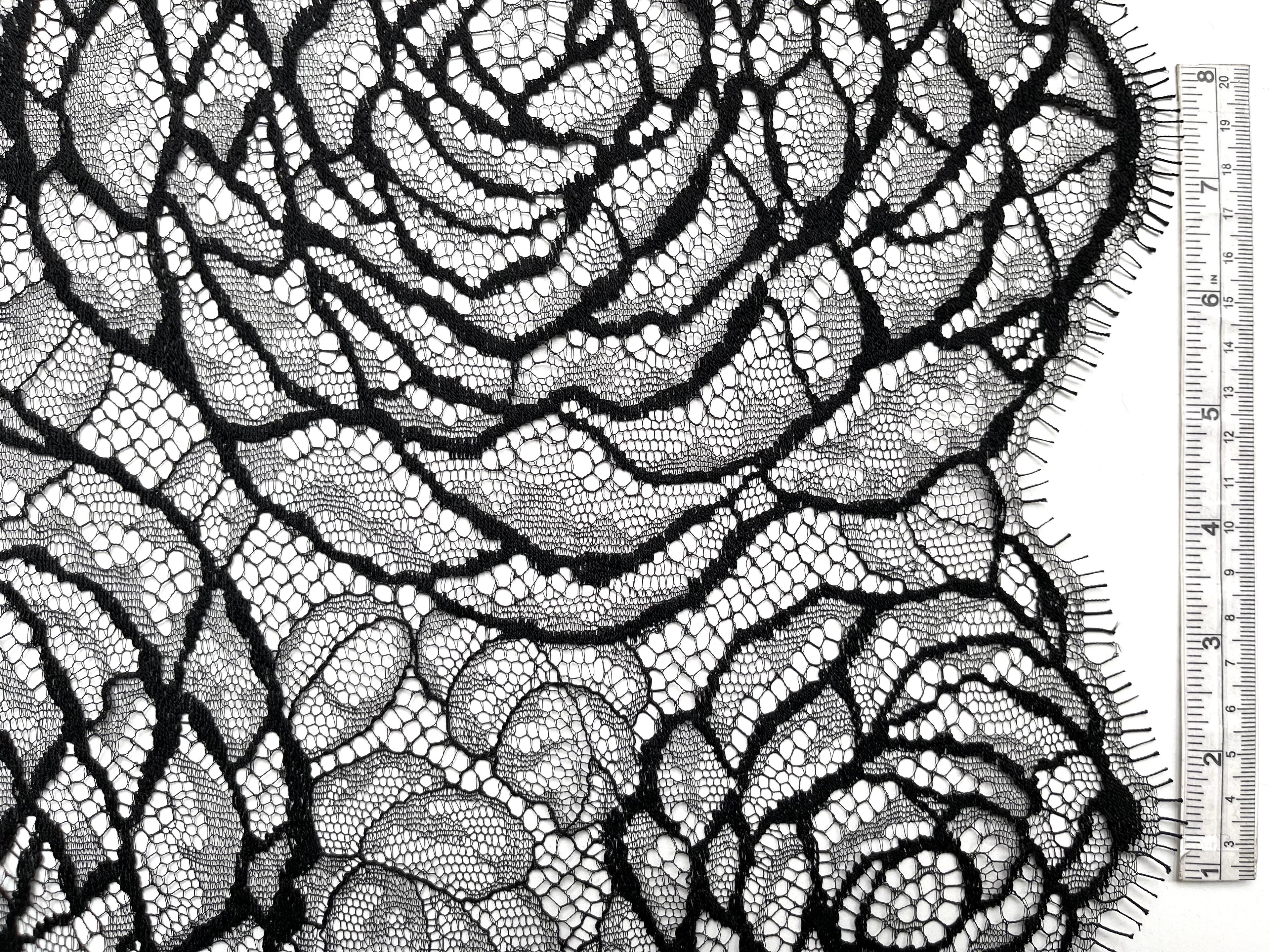 Chantilly Lace Made in France "Cabbage Rose"