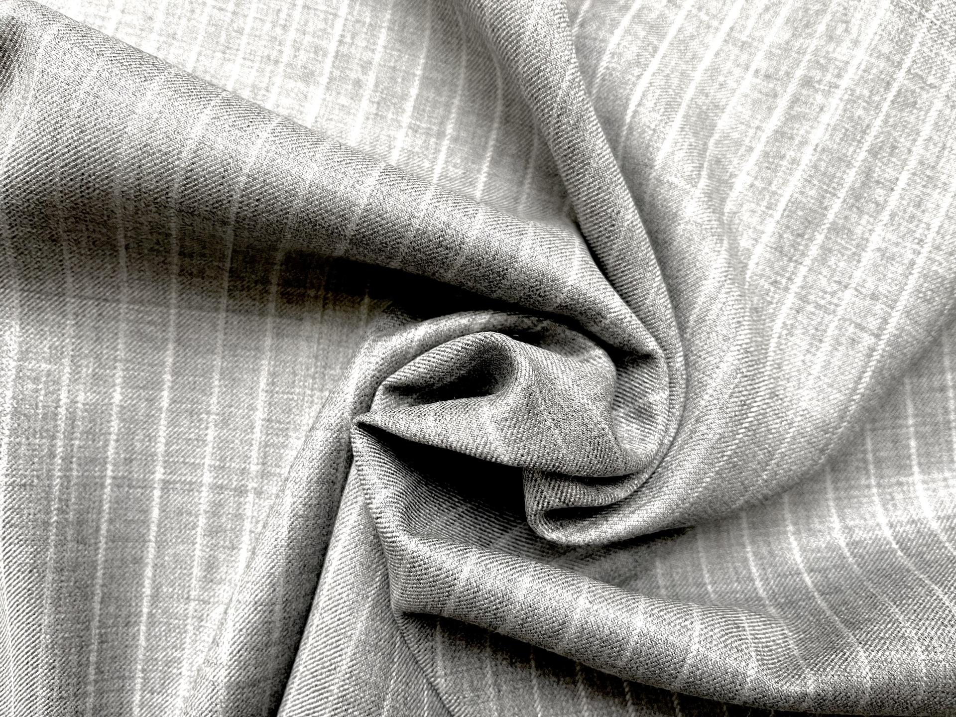 Made in England 100% Wool Super 120's Pinstripe