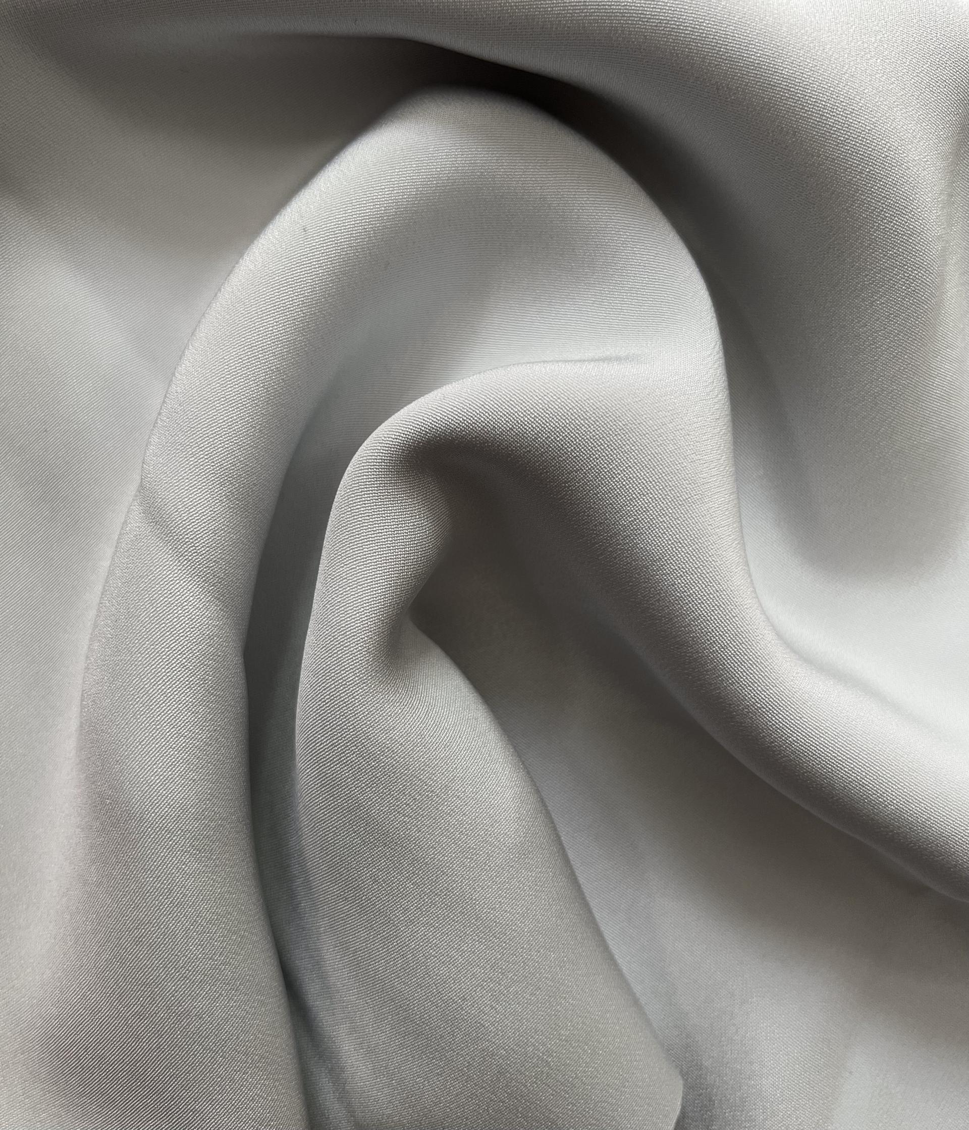 Pure Silk 3 Ply Crepe in Powder Blue