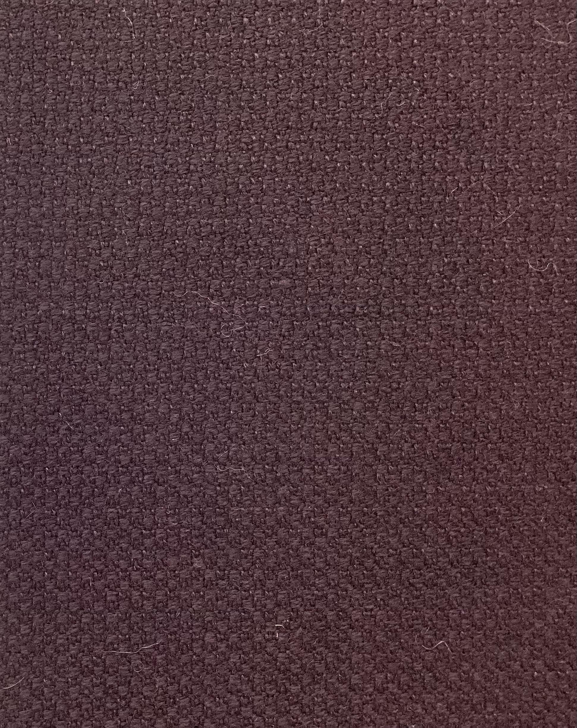 Made In Italy 82% Wool 18% Nylon Pique In Aubergine