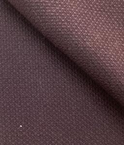 Made In Italy 82% Wool 18% Nylon Pique In Aubergine 