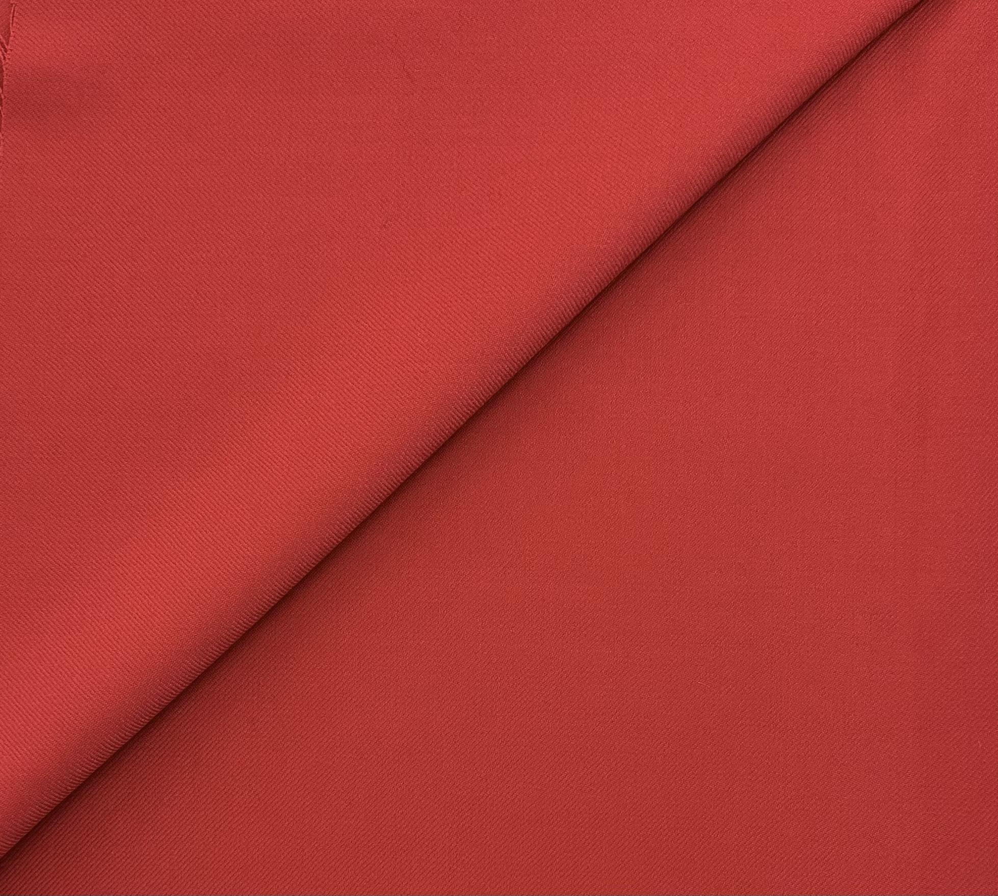 Italian Wool Flannel in Red