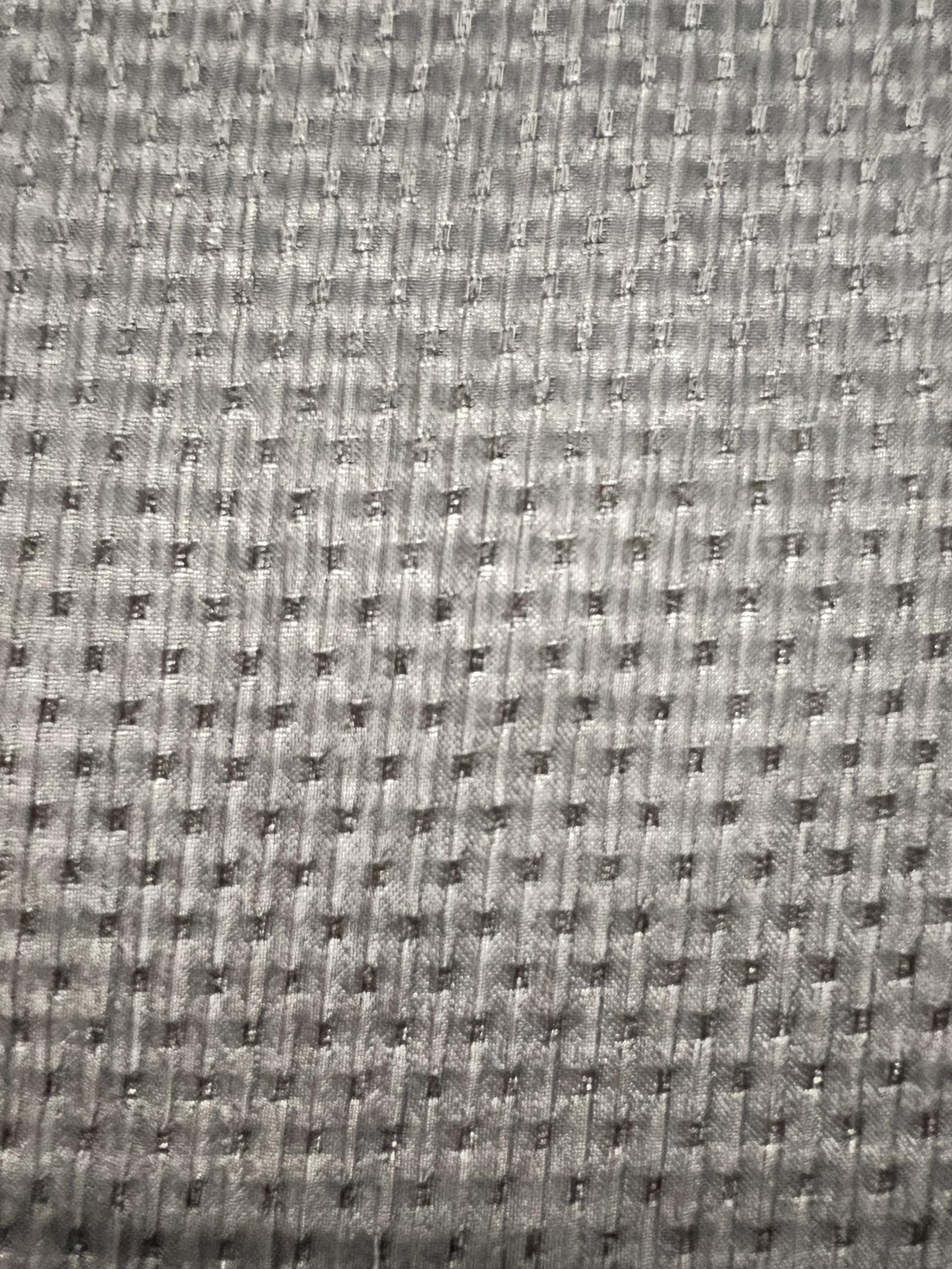 Italian Crinkle Dotted Chiffon in Black 59% Viscose 41% Acetate