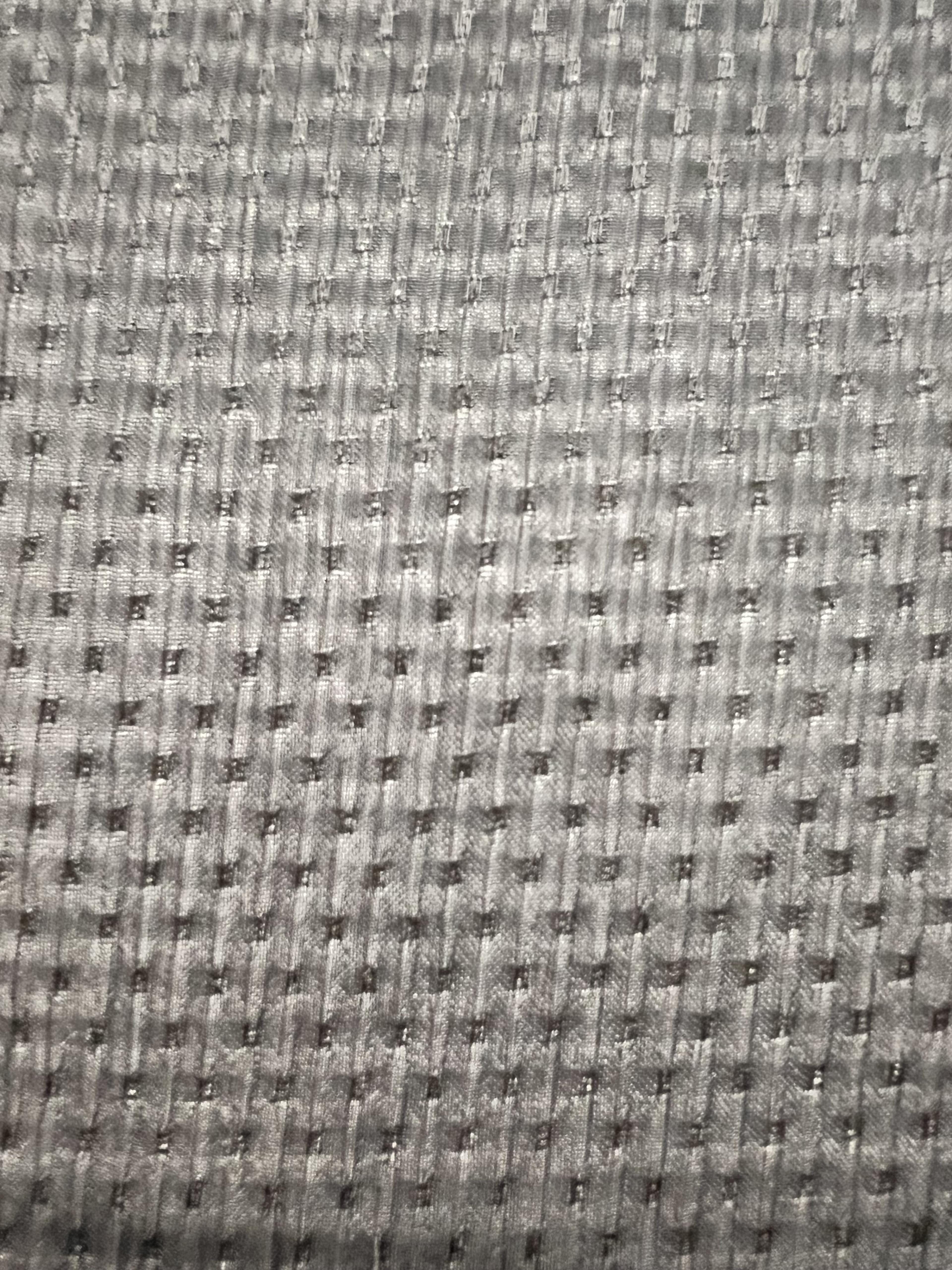 Italian Crinkle Dotted Chiffon in Black 59% Viscose 41% Acetate