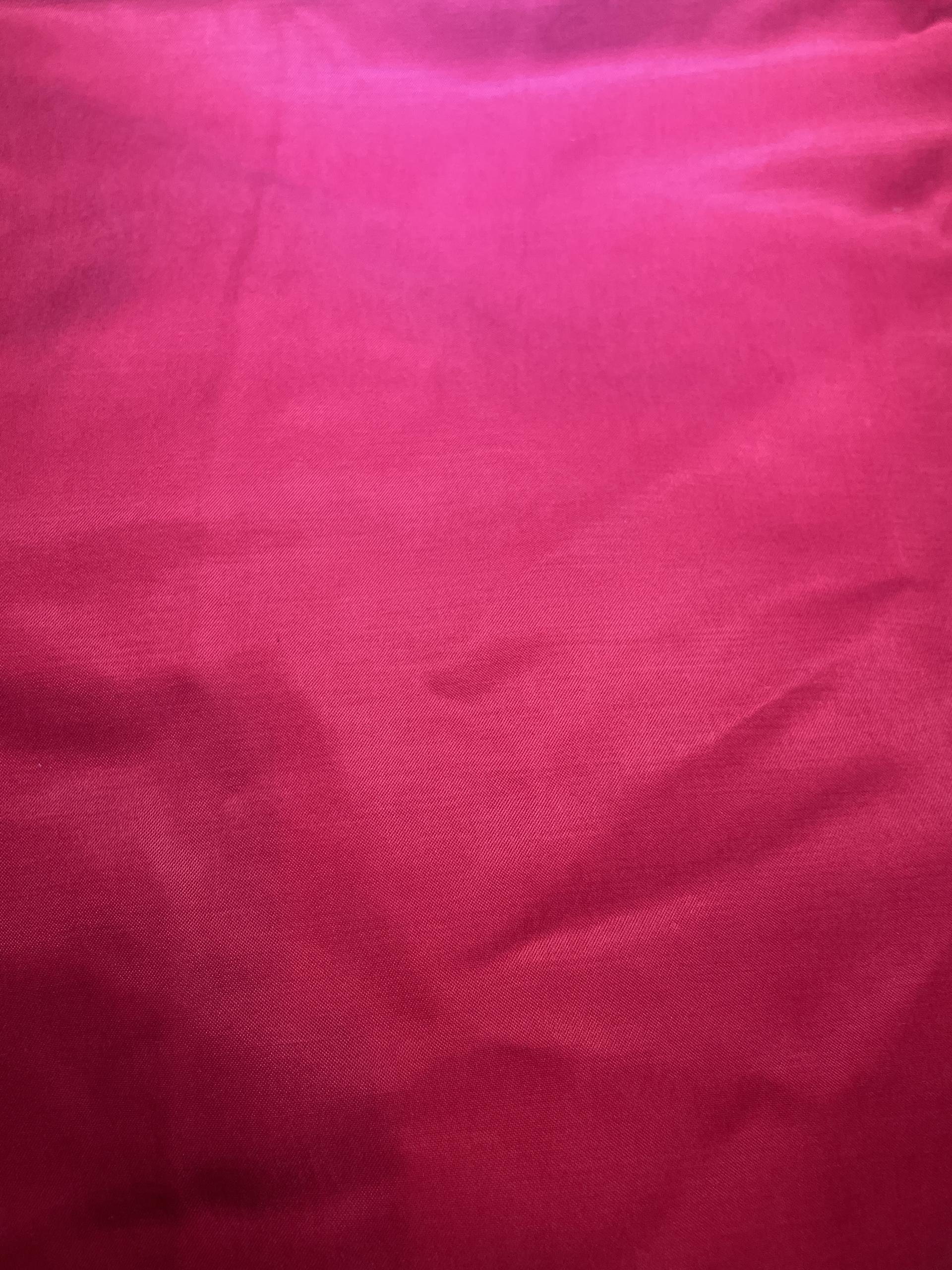 100% Polyester Washed Satin in Red