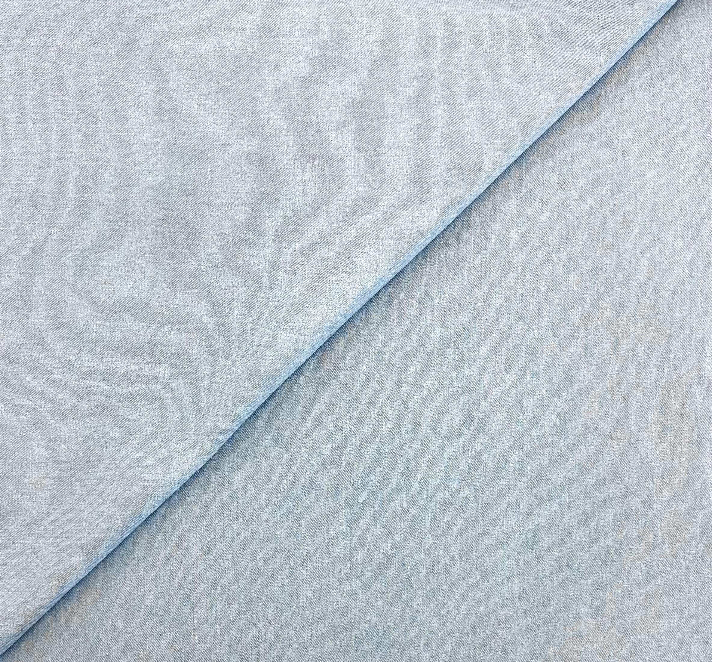 6.5 oz Cotton Denim in Bleach Indigo