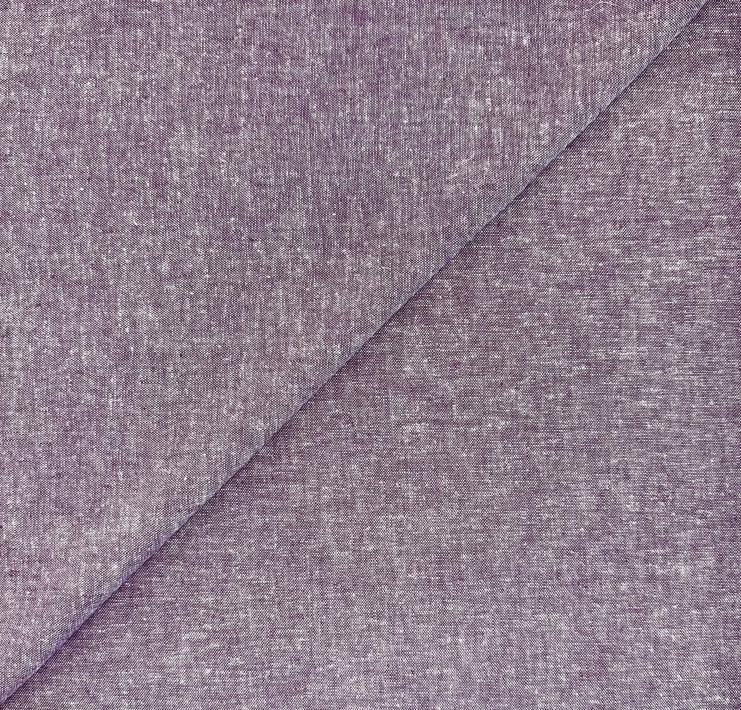 Washed Lightweight Linen Blend in Grape