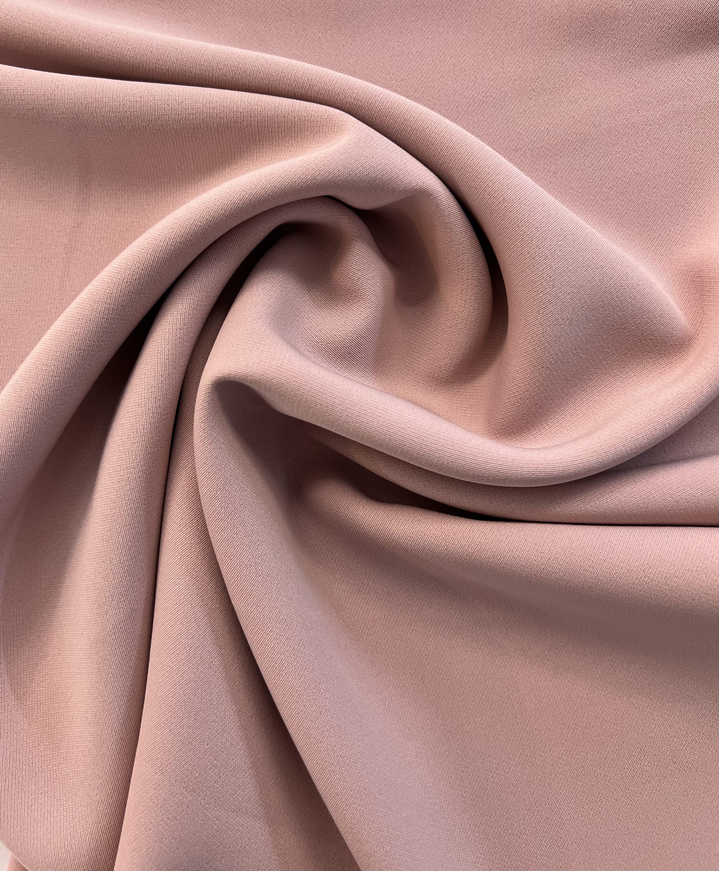 97% Poly 3% Lycra Stretch Crepe Georgette in Skin