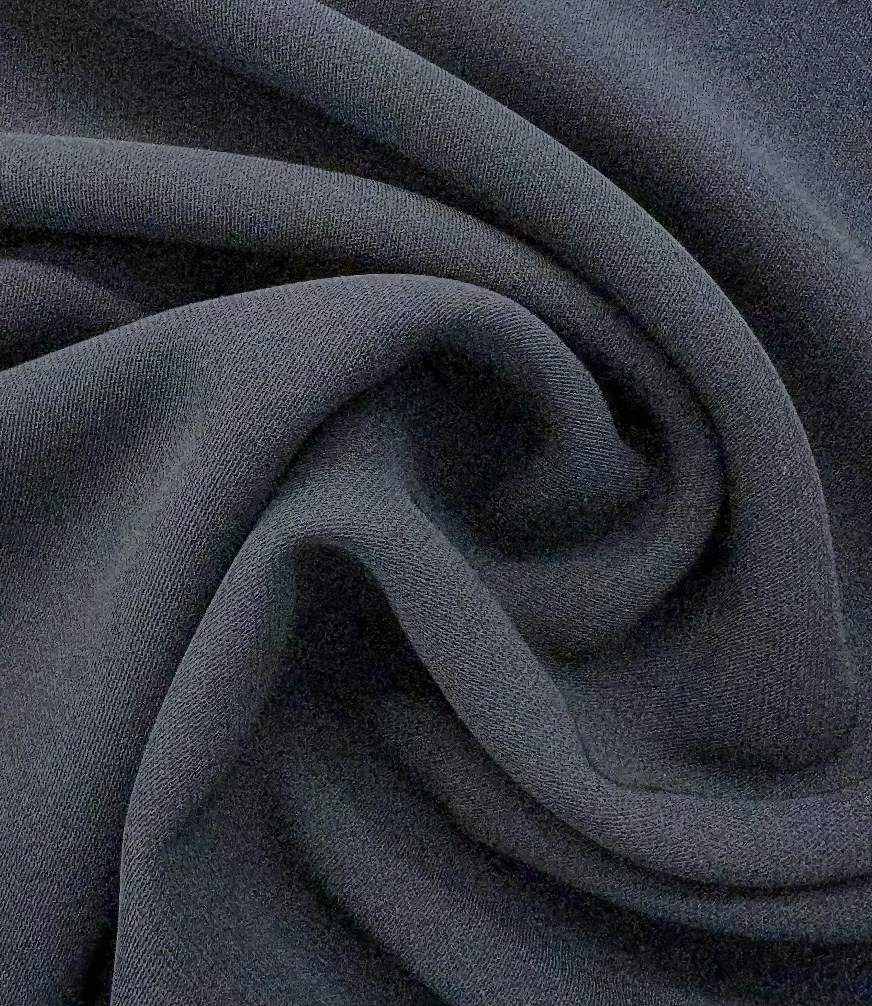 97% Poly 3% Lycra Stretch Crepe Georgette in Navy