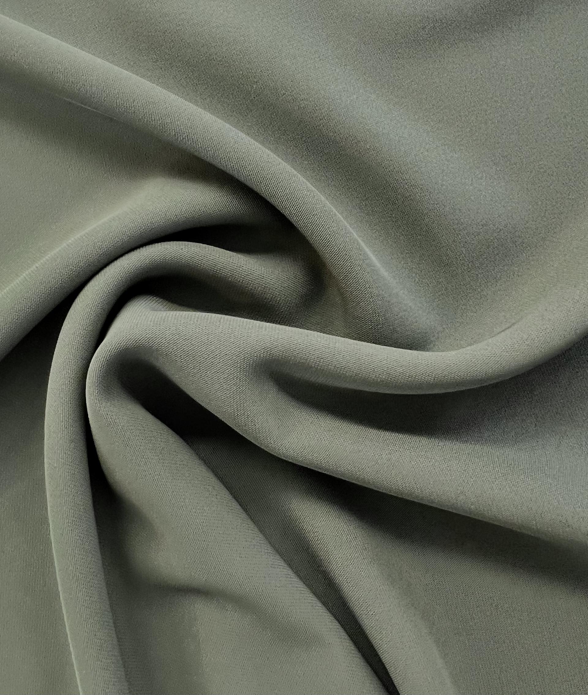 97% Poly 3% Lycra Stretch Crepe Georgette in Khaki