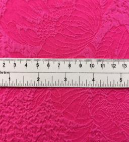 Silk Matelasse in Fuchsia 
