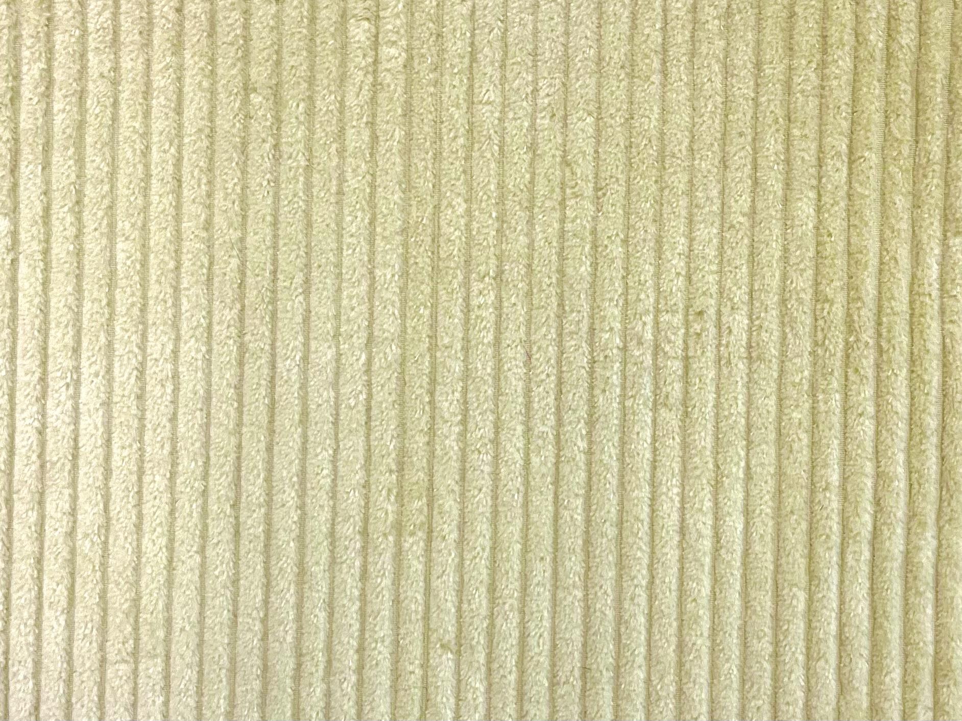 Italian Cotton Upholstery Corduroy in Cream