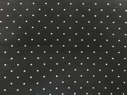 Cotton & Rayon Bangaline in Black with White Dots