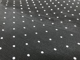 Cotton & Rayon Bangaline in Black with White Dots