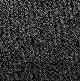 Mechanical Stretch 100% Viscose Geometric Brocade in Black