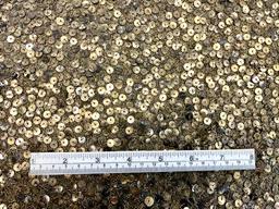 Sequins on Metallic Tulle