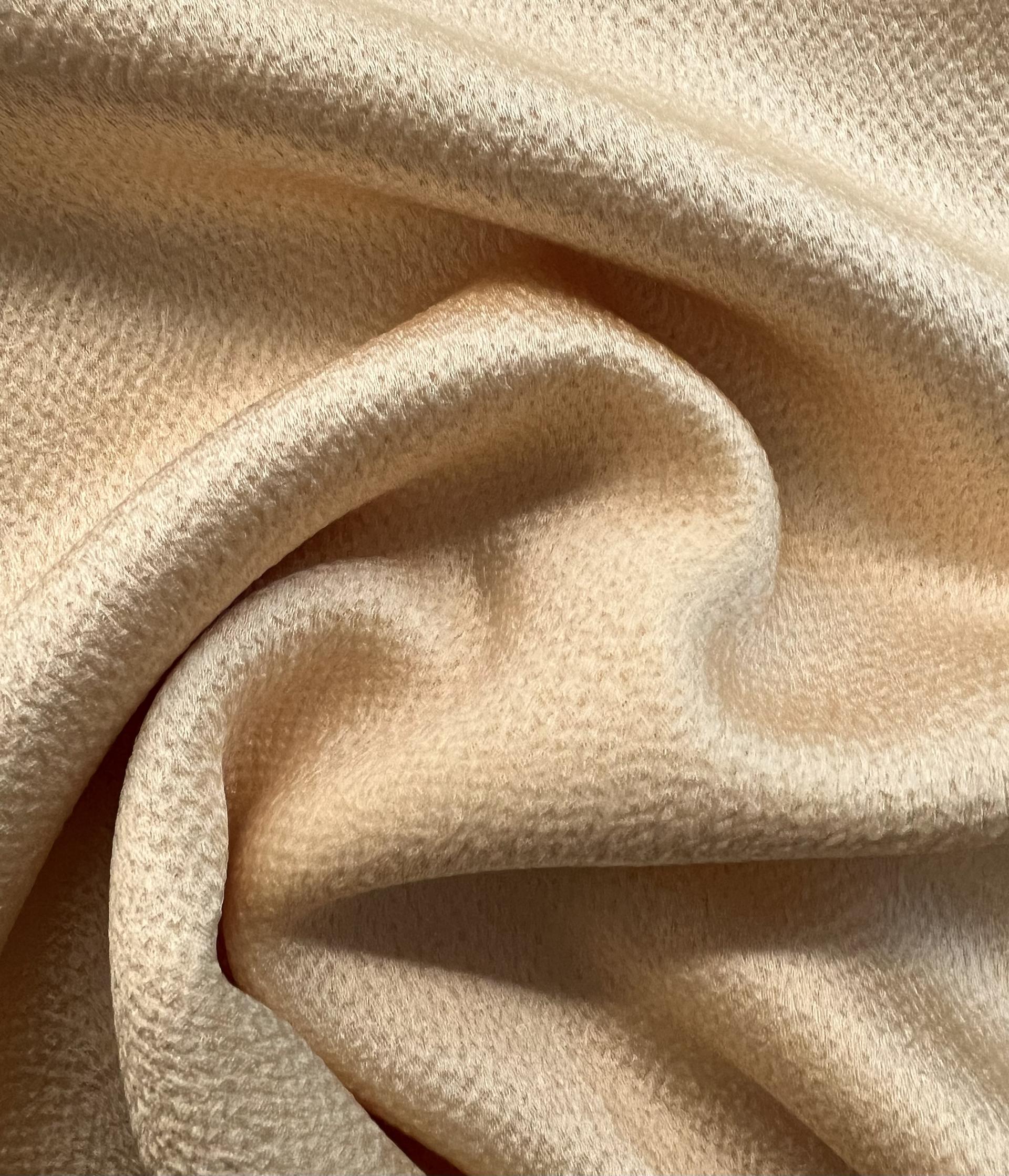 Made in Italy Viscose/Acetate Hammered Satin in Ivory