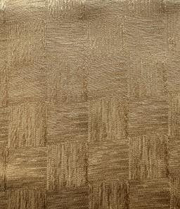 Made in Italy Pure Silk Textured Check Jacquard in Suede